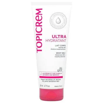 TOPICREM Ultra Hydratant Body Milk - 200ml | توبيكريم حليب مرطب للجسم - 200 مل