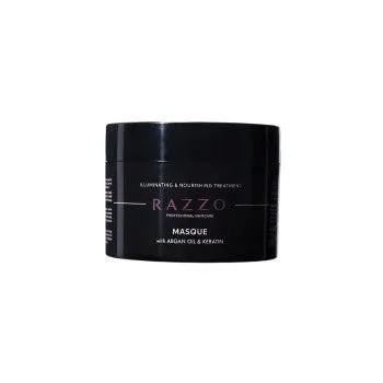 Razzo Masque Illuminating And Nourishing Treatment With Argan Oil & Keratin - 250ml | رازو ماسك علاجي بزيت الأرجان والكيراتين – 250 مل