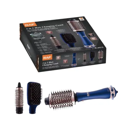 RAF3 in Hair Changing Comb |راف مشط تغيير تسريحة الشعر 3 في 1