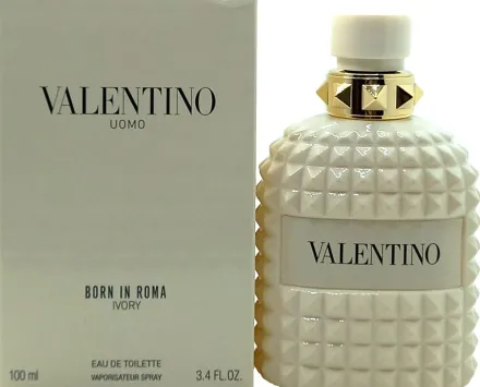 VALENTINO Uomo Born in Roma Ivory EDT 100 ML | فالنتينو عطر اومو بورن إن روما ايفوري للرجال 100 مل