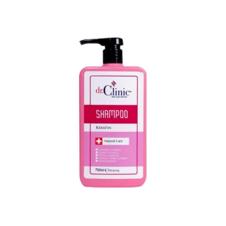 dr.Clinic Shampoo Keratin - 750ml | دكتور كلينك شامبو بالكيراتين - 750 مل