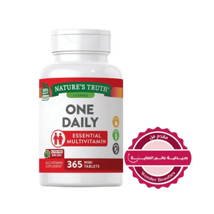 Nature's Truth One Daily Essential Multivitamin - 365 Mini Tablets | نيتشرس تروث مكمل غذائي متعدد الفيتامينات - 365 قرص