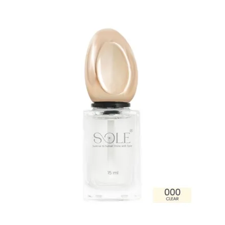 SOLE Nail Polish - 15ml | سولي صبغ أظافر شفاف - 15مل