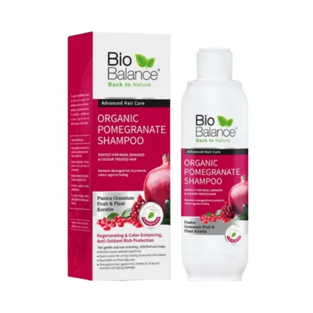 Bio Balance Organic Pomegranate Shampoo - 330 ml | بايو بالانس شامبو للشعر المصبوغ بالرمان - 330 مل