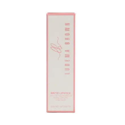 LUDEMA BROWN Matte Lipstick - 3.8 g | لوديما براون احمر شفاه مات - 3.8 غ
