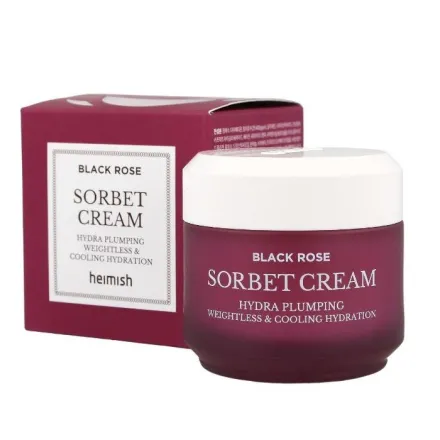 heimish Black Rose Hydra Plumping Sorbet Cream - 50ml | هيميش مرطب للوجه بالورد الأسود - 50 مل