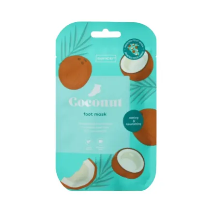 Sence Foot Mask Coconut 2x20ml - 20ml |سينس بيوتي قناع القدمين بخلاصة جوز الهند - 2 × 20 مل - 20 مل