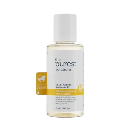 The Purest Salicylic Acid 0.5% Niacinamide 1% - 50ml | ذا بيوريست حمض الساليسيليك 0.5% مع نياسيناميد 1% – 50 مل