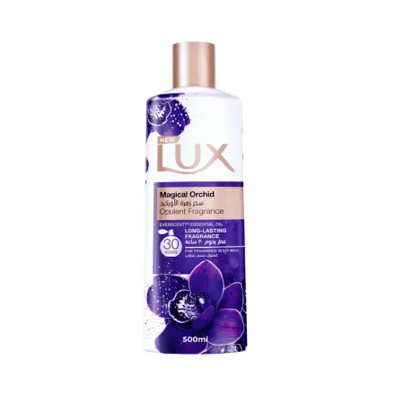 LUX Magical Orchid Body Wash Long Lasting Fragrance 3 Hours - 500ml | لوكس جل الاستحمام سحر زهرة الأوركيد - 500مل