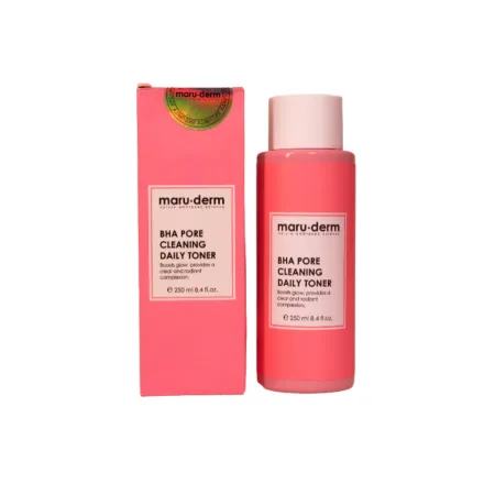 maru.derm Bha pore cleaning daily toner - 250ml | مارو.ديرم تونر أحماض ال bha لتنقية الوجه يوميا - 250 مل