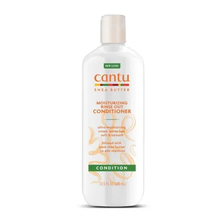 Cantu Raines Out Shea Butter Moisturizing Conditioner - 400ml | كانتو بلسم بزبدة الشيا مرطب للشعر الكيرلي - 400 مل