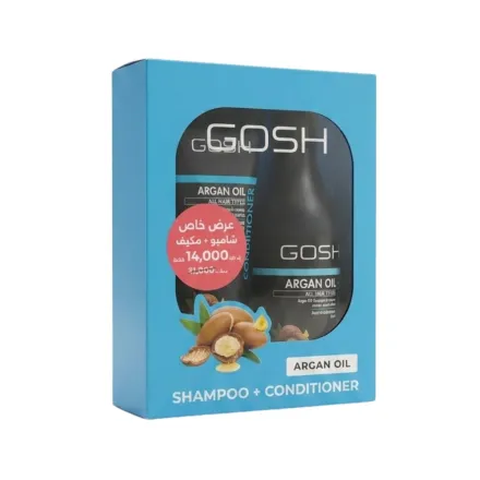 Gosh Shampoo & Conditioner Argan Oil | جوش شامبو + بلسم زيت الأرجان