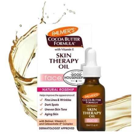 PALMER'S Cocoa Butter Formula Skin Therapy Oil With Vitamin E - 30ml | بالمرز سيروم زيتي للبشرة الجافة بالرينتول وزبدة الكاكاو - 30 مل