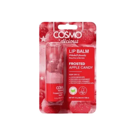 Cosmo Frosted Apple Candy Lip Balm - 4.5g | كوزمو مرطب شفاه بنكهة حلوى التفاح المتجمدة - 4.5غ
