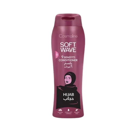 Cosmaline Soft Wave Hijab Conditioner - 400ml | كوزمالين بلسم سوفت ويف لشعر المحجبات من 400 مل
