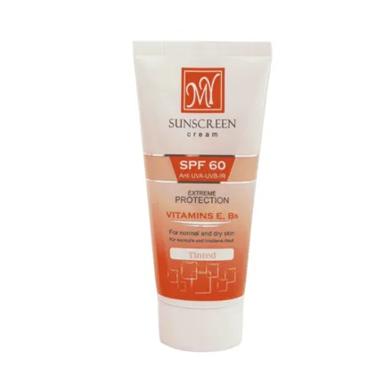 M.Y Sunscreen Cream Spf 60 Extreme Protection Vitamins E Tinted - 50ml | واقي شمسي حماية مطلقة بالفيتامينات مع لونام واي - 50 مل