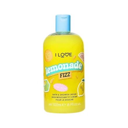 I Love - Lemonade Fizz Bath & Shower Gel - 500ml | اي لوف جل الاستحمام برائحة الليمون - 500 مل