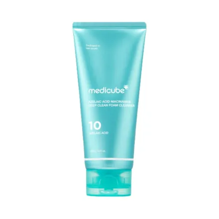 Medicube Azelaic Acid Niacinamide Deep Clean Foam Cleanser - 120g | ميدي كيوب غسول فوم عميق بحمض الأزيليك والنياسيناميد - 120 غرام