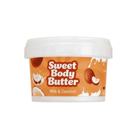 Sweet Scrub Sweet Body Butter Milk & Coconut - 250ml | سويت سكراب زبدة جسم حليب وجوز الهند - 250مل