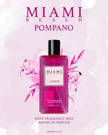 MIAMI BEACH BODY MIST POMPANO - 265ml | ميامي بيتش ميست للجسم بومبانو - 265مل