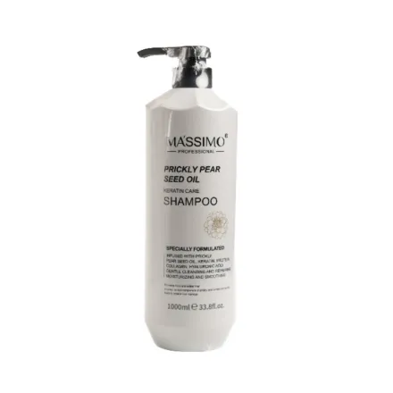 MASSIMO Prickly Pear Seed Oil Hair Keratin Care Shampoo - 1000ml | ماسيمو شامبو زيت التين الشوكي - 1000مل