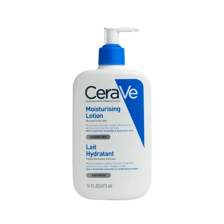 CeraVe Moisturising Lotion Normal To Dry Skin Face & Body Lait Hydratant - 473ml | سيرافي لوشن مرطب للوجه وللجسم مناسب للبشرة العادية والجافة - 473مل