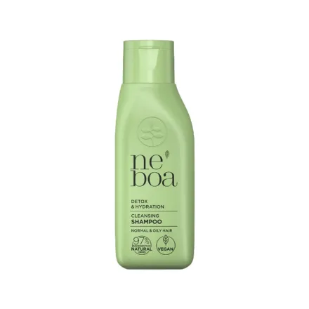 Neboa Detox and Hydration Cleansing Shampoo - 100ml | نيبوا شامبو تنظيف وترطيب للشعر العادي والدهني - 100مل