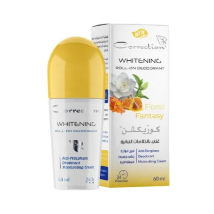 Correction Whitening Roll -On Deodorant Floral Fantasy - 60 ml | كوريكشن مزيل تعرق رول فلورال فانتاسي - 60 مل