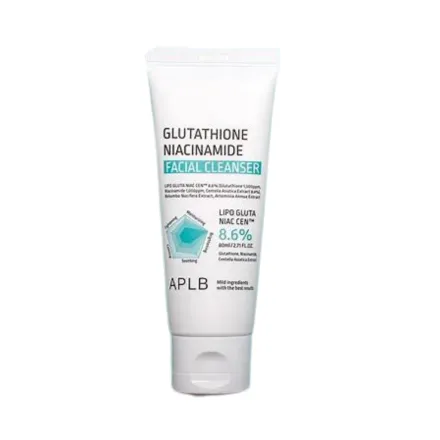APLB Glutathione Niacinamide Facial Cleanser - 80ml | اي بي ال بي غسول الجلوتاثيون و النياسيناميد - 80 مل