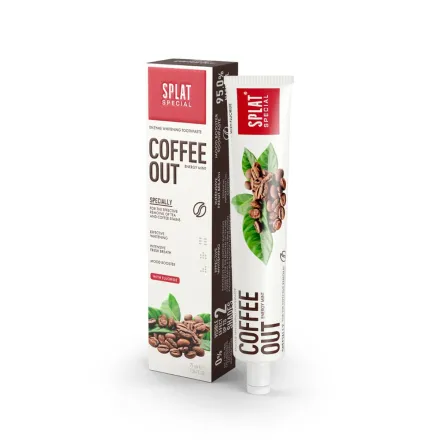Splat Coffee Out toothpaste - 75ml| سبلات معجون أسنان أنزيمي -75 مل