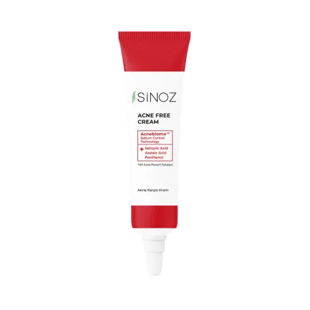 Sinoz Acne Free Acne Cream - 15ml | سينوز كريم المضاد لحب الشباب – 15 مل