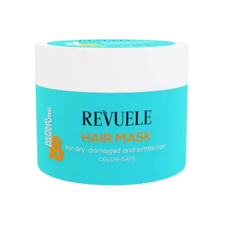 Revuele Repair & Moisture Mask for Restoring and Moisturizing Hair - 300ml | ريفويل قناع لترميم و ترطيب الشعر - 300 مل