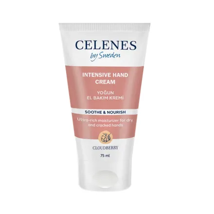 Celenes by Sweden Cloudberry Intensive Hand Care Cream - 75ml |سيلينس كريم كلاودبيري المكثف للعناية باليدين - 75 مل