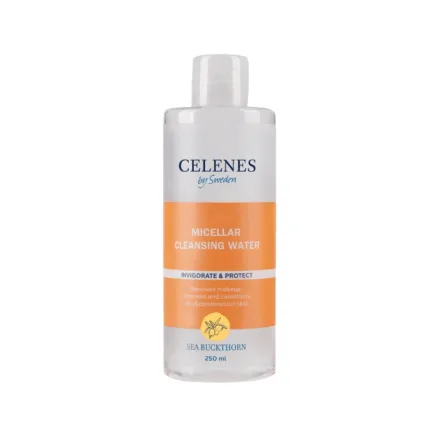 Celenes by Sweden Sea Buckthorn Micellar Water – Oily And Combination Skin - 250ml |سيلينس ميسيلار النبق البحري للبشرة الدهنية والمختلطة - 250 مل