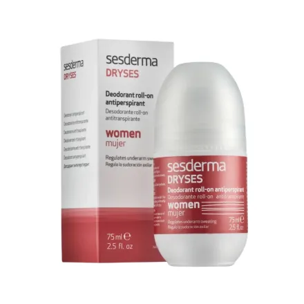 Sesderma Dryses Deodorant Antiperspirant Roll On For Women - 75ml | سيسديرما مزيل تعرق رول اون للنساء - 75 مل