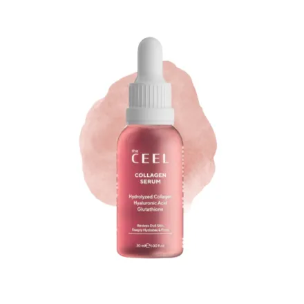 the CEEL Serum Hydrolyzed Collagen Hyaluronic Glutathione - 30ml | ذا سيل سيروم كولاجين متحلل و الهيالورونيك اسيد و جلوتاثيون - 30 مل