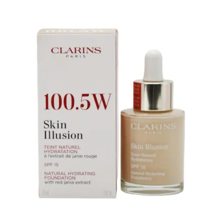 Clarins Skin Illusion Natural Hydrating Foundation - 30ml |كلارنس كريم أساس المرطب - 30 مل