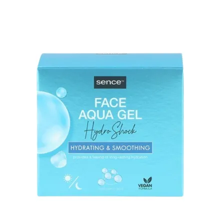Sence Beauty Face Aqua Gel Hydro Shock - 50ml| سينس بيوتي جل مرطب للوجه - 50 مل
