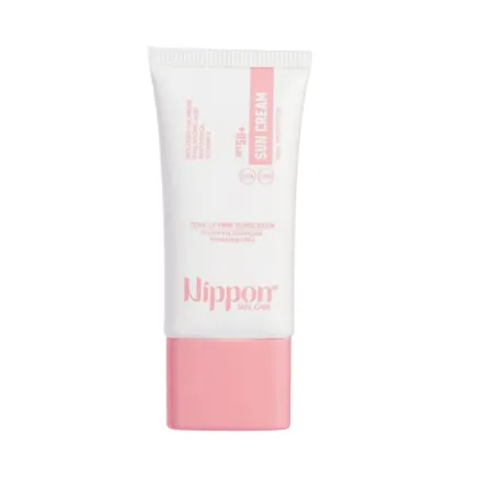 Nippon Tone Up Pink Sunscreen SPF 50+ - 50ml | نيبون واقي الشمس الوردي لتوحيد لون البشرة - 50 مل