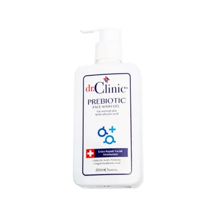 dr.Clinic Prebiotic Face Wash Gel For Normal Skin With Salicylic Acid - 250ml | دكتور كلينك غسول جل للوجه بالساليسيليك اسيد - 250 مل