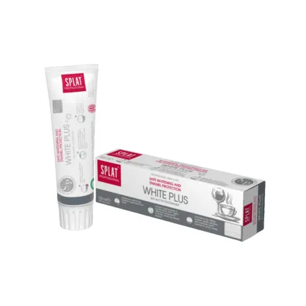 Splat Professional White Plus Toothpaste - 100ml | سبلات معجون أسنان وايت بلاس - 100 مل