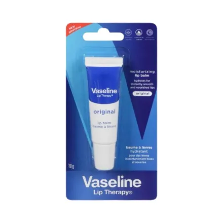 Vaseline Lip Balm Original - 10g | فازلين للعناية بالشفاه - 10 غ