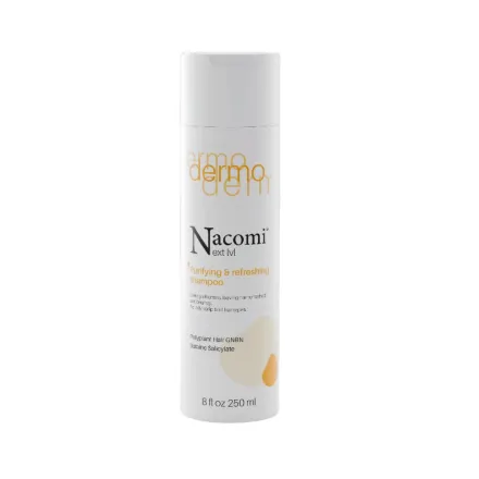 Nacomi Dermo Purifying And Refreshing Shampoo - 250ml | ناكومي شامبو منقٍ ومنعش للشعر – 250 مل