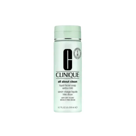 Clinique All About Clean Liquid Facial Soap - Extra Mild - 200ml | كلينك صابون وجه سائل لطيف جدًا - 200مل