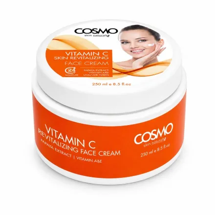 COSMO Vitamin C Skin Revitalizing Face Cream - 250ml | كوزمو كريم فيتامين سي - 250 مل