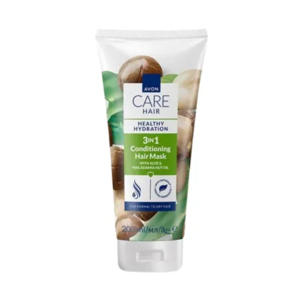 AVON Care Hair Healthy Hydration 3In 1 Conditioning Hair Mask - 200ml | أفون كير ماسك شعر 3 في 1 للترطيب الصحي - 200 مل