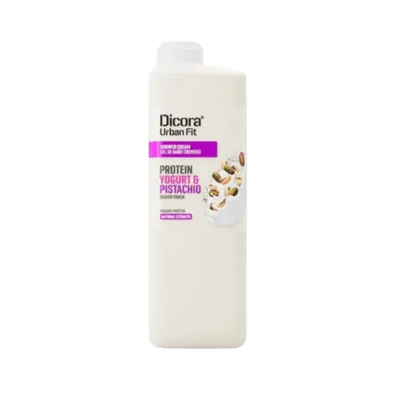 Dicora Shower Cream Protein Yogurt and Pistachio - 750ml | ديكورا جل استحمام كريمي باللبن والفستق - 750 مل