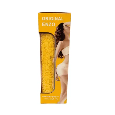 ENZO Hair Remover Wax For Face & Body - 400g | انزو شمع لإزالة الشعر - 400غ
