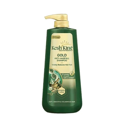 Kesh King Gold Anti Hairfall Shampoo - 600ml | كيش كينج شامبو مضاد لتساقط الشعر - 600مل