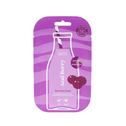 SENCE BEAUTY Acai Berry Face Sheet Mask - 20ml |سينس بيوتي قناع الوجه الورقي بخلاصة توت الأكاي - 20 مل